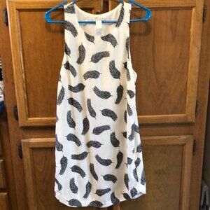 H&M size 4 feather dress